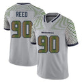 Tocy S.Seahawks #90 Jarran Reed Player Grey Limited 2025 Rivalries Collection Home Game Stitched Jerseys