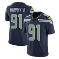 Tocy S.Seahawks #91 Byron Murphy II Player Navy Limited Vapor Untouchable Home Game Stitched Jerseys