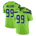 Tocy S.Seahawks #99 Leonard Williams Player Green Limited Color Rush Home Game Stitched Jerseys