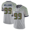 Tocy S.Seahawks #99 Leonard Williams Player Grey Limited 2025 Rivalries Collection Home Game Stitched Jerseys