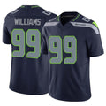 Tocy S.Seahawks #99 Leonard Williams Player Navy Limited Vapor F.U.S.E. Home Game Stitched Jerseys