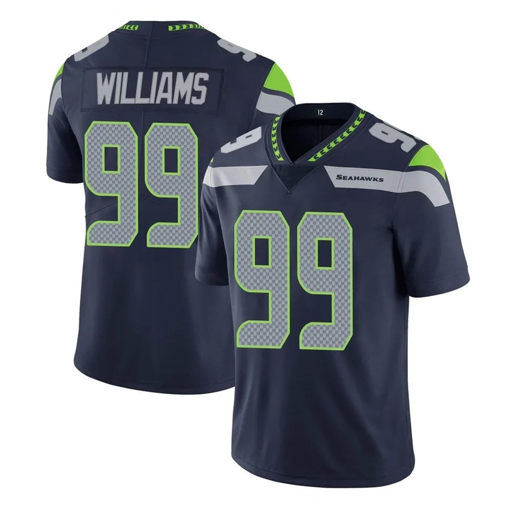 Tocy S.Seahawks #99 Leonard Williams Player Navy Limited Vapor Untouchable Home Game Stitched Jerseys