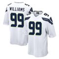 Tocy S.Seahawks #99 Leonard Williams Player White Home Game Stitched Jerseys