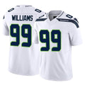 Tocy S.Seahawks #99 Leonard Williams Player White Limited Vapor F.U.S.E. Home Game Stitched Jerseys