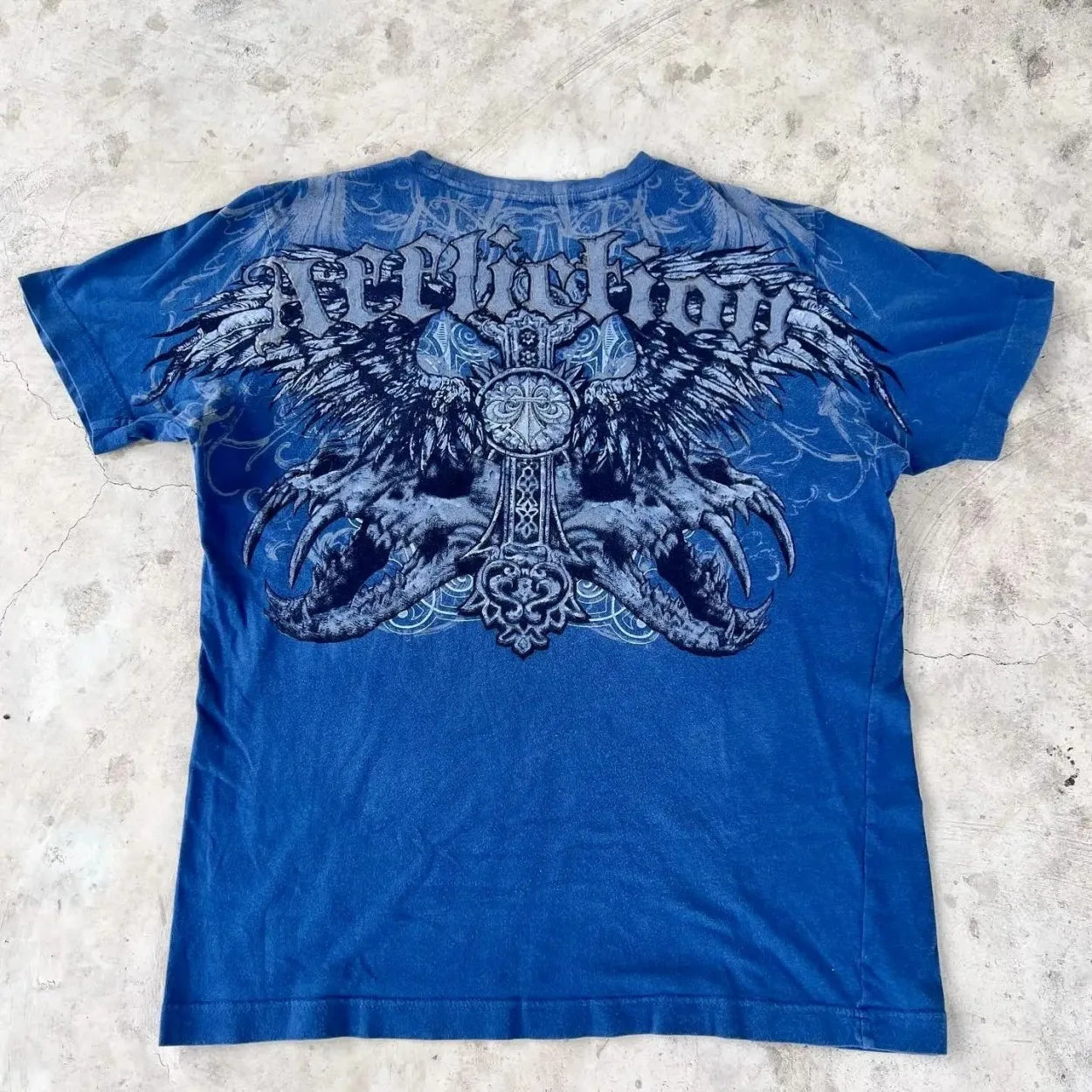 Cheap T-shirt Jerseys New men's summer fashion Gothic letter skull print soft and breathable round neck T-shirt outdoor street top