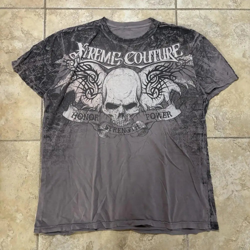 Cheap T-shirt Jerseys European and American men's summer fashion skull letter print comfortable and breathable round neck T-shirt outdoor street top
