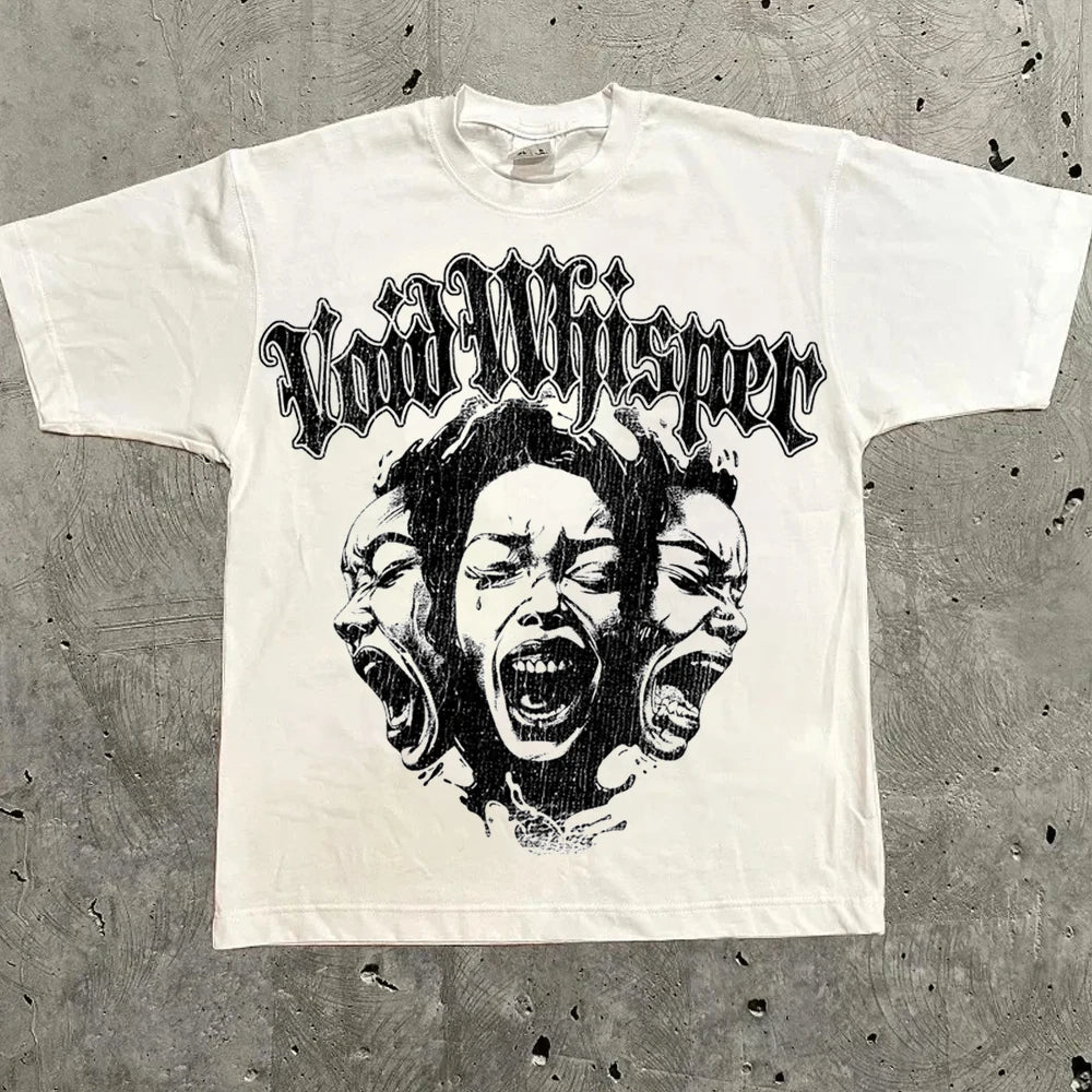 Cheap T-shirt Jerseys Harajuku Letter Graphic T Shirts Y2k Tops Men Women High Street Oversized T Shirt Pro Choice Streetwear Vintage Tee Clothing