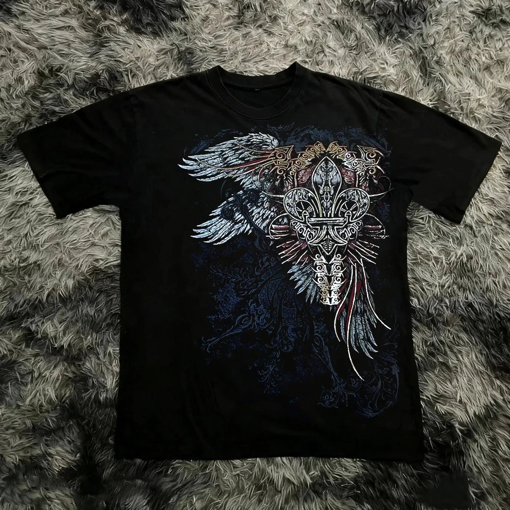 Cheap T-shirt Jerseys Vintage Y2K Tapout T Shirt Men Women Summer Graphic Print T-shirt USA Y2K 90s Tee Fashion Gothic Streetwear Summer Tee Tops
