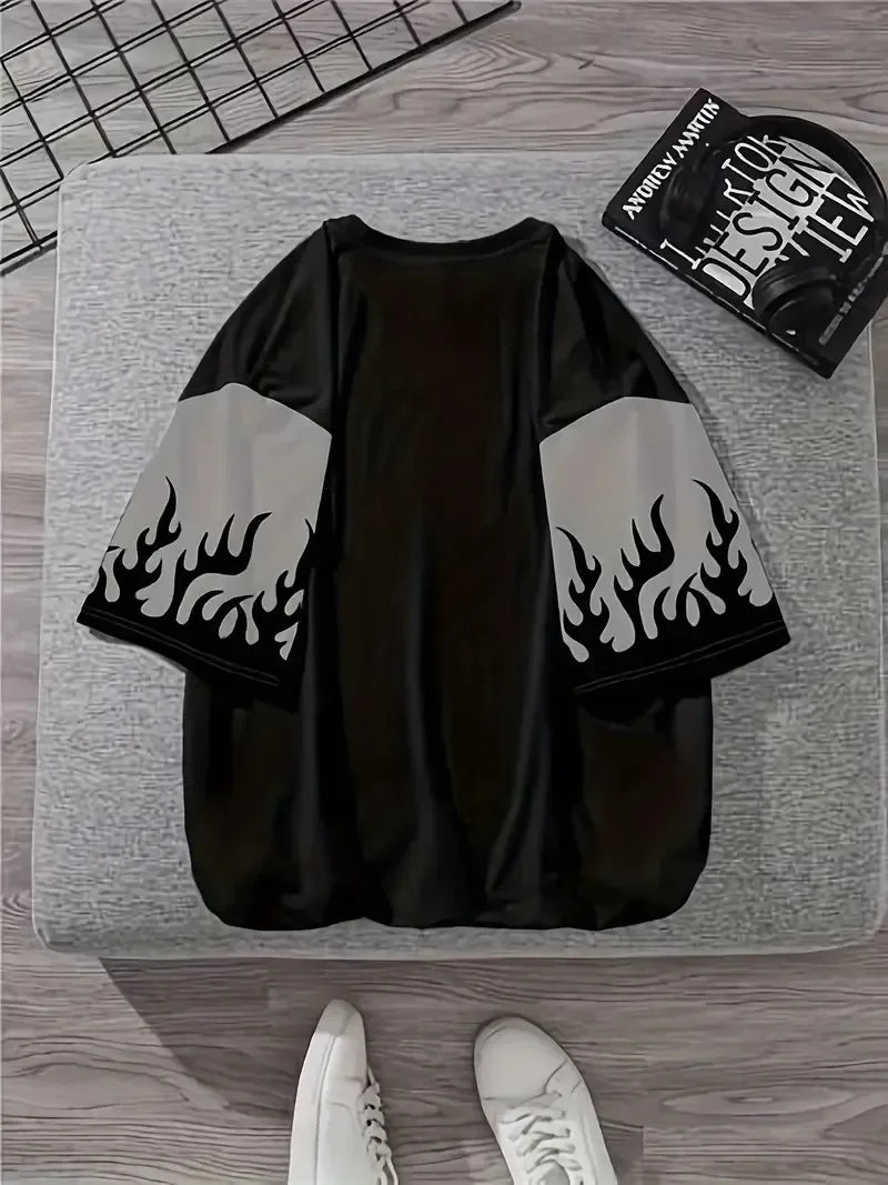 Cheap T-shirt Jerseys 2026 Summer 3D Printed Men's T-Shirt Harajuku Vintage Sports Fitness Workout Casual Fashion Lightweight Tops Hip Hop Rock