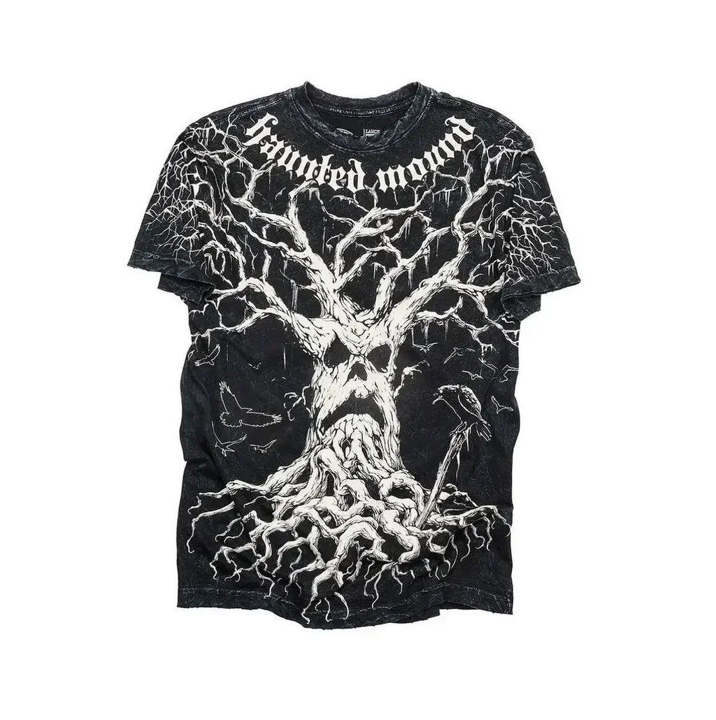 Cheap T-shirt Jerseys Affliction Short Sleeves Man Vintage Clothing Punk Hip Hop Graphic Print Oversized T shirt Round Neck Cotton Short Sleeve Tops