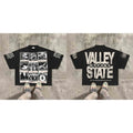 Cheap T-shirt Jerseys American Hip Hop Retro Theater Valley Division Harajuku Gothic War Print Summer New Retro Fashion Men and Women Streetwear