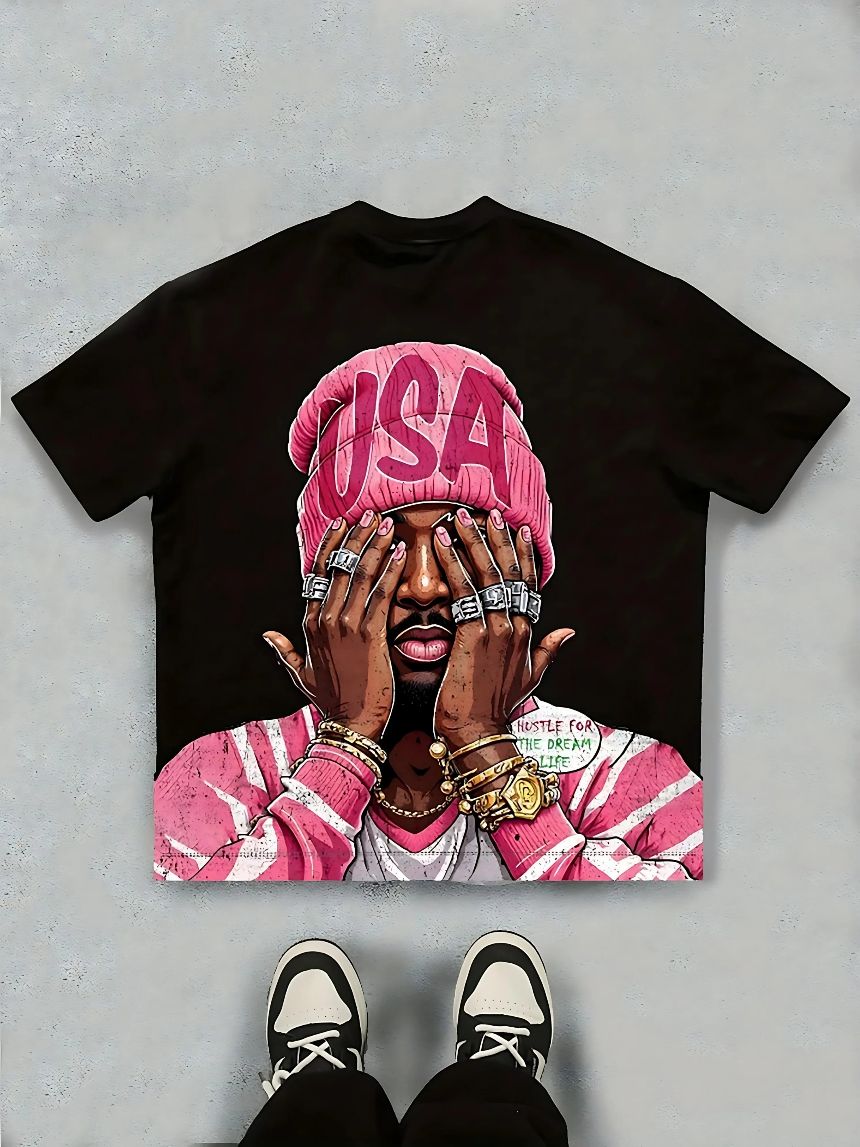 Cheap T-shirt Jerseys The new men's T-shirt for the summer of 2025 features a casual fashionable comfortable soft and breathable 3D pattern print