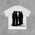 Cheap T-shirt Jerseys Street Atmosphere Virtual Shadow Characters Shadow Graphic Cotton T-Shirt Men Y2K Vintage Oversize Tshirt Streetwear Women Tops