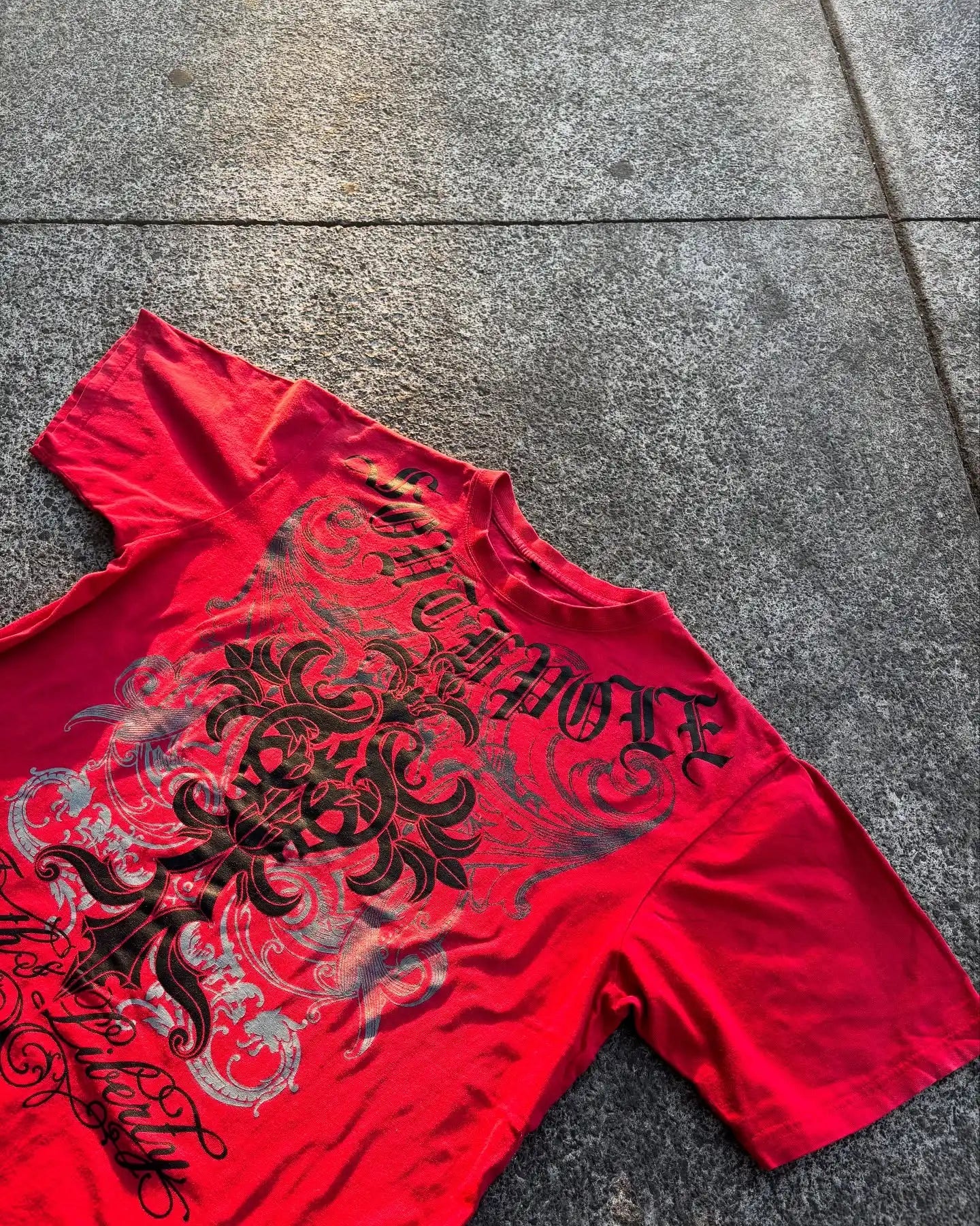 Cheap T-shirt Jerseys South pole High Street men Short Sleeve Y2K Graphic Print Oversized T Shirt Harajuku Gothic Round Neck Cotton Short Sleeve Tops