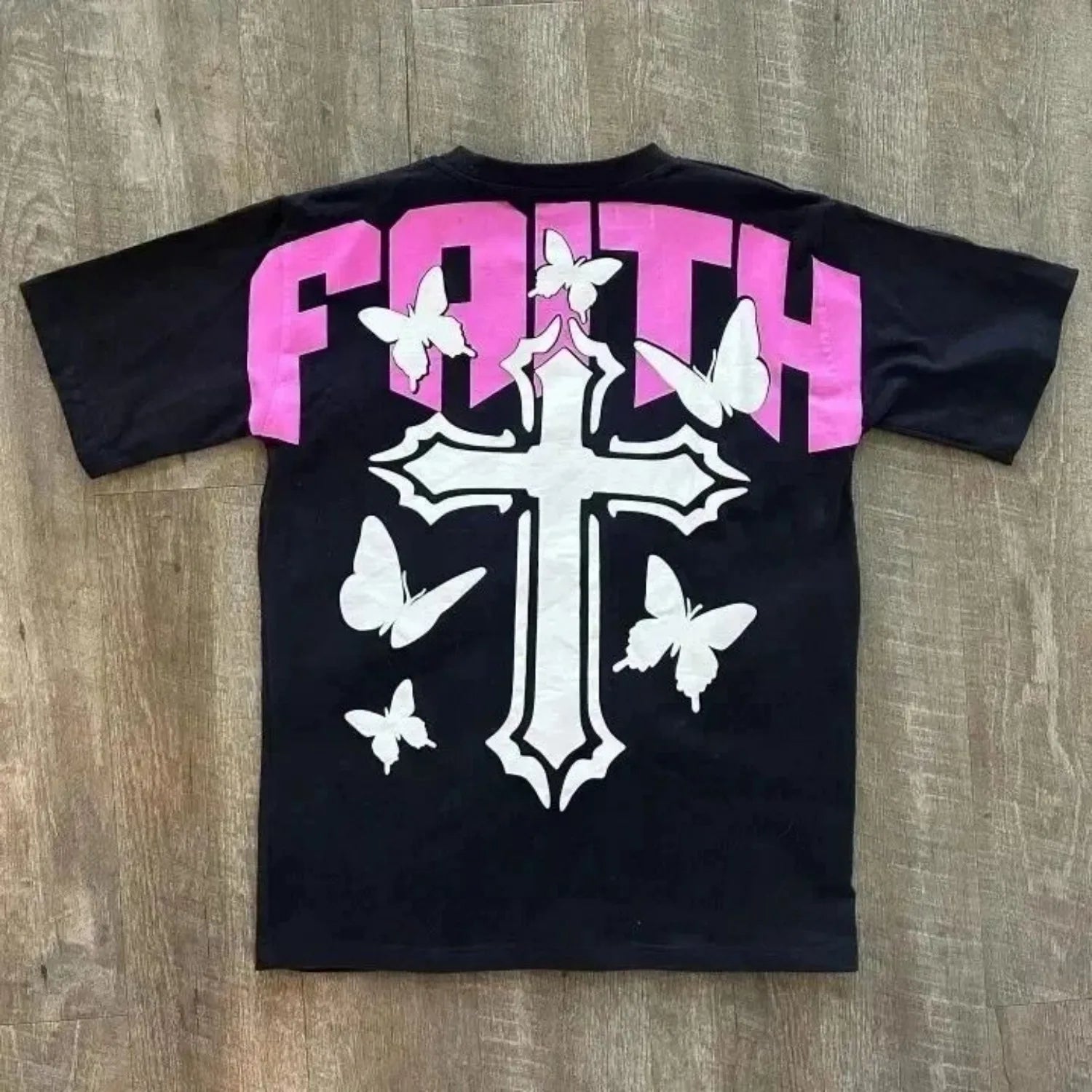 Cheap T-shirt Jerseys Men's fashion new breathable round neck T-shirt personalized graffiti print pattern outdoor casual top