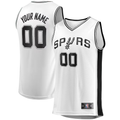 tocy SA.Spurs Fanatics White Fast Break Custom Replica Jerseys - Association Edition