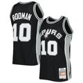 tocy SA.Spurs #10 Dennis Rodman Mitchell & Ness Black 1993-1994 Hardwood Classics Swingman Jerseys