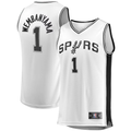 tocy SA.Spurs #1 Victor Wembanyama Fanatics White Fast Break Player Jerseys - Association Edition