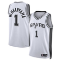 tocy SA.Spurs #1 Victor Wembanyama White Swingman Jerseys - Association Edition