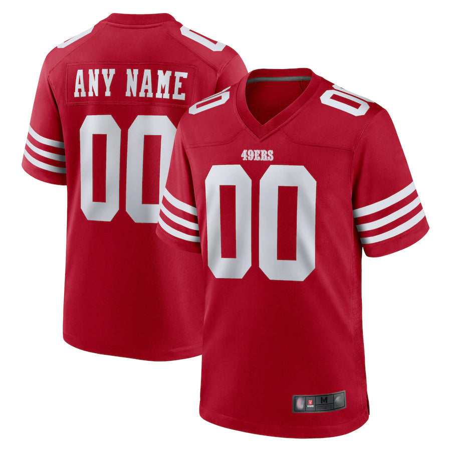 tocy Custom SF.49ers Game Home Stitched Jerseys