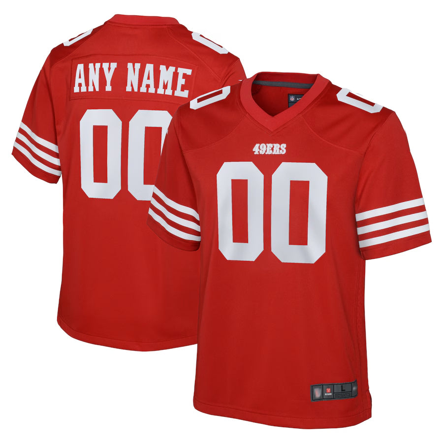 tocy Custom SF.49ers Game Team Colour Stitched Jerseys