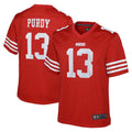 tocy SF.49ers #13 Brock Purdy Player Scarlet Home Game Stitched Jerseys