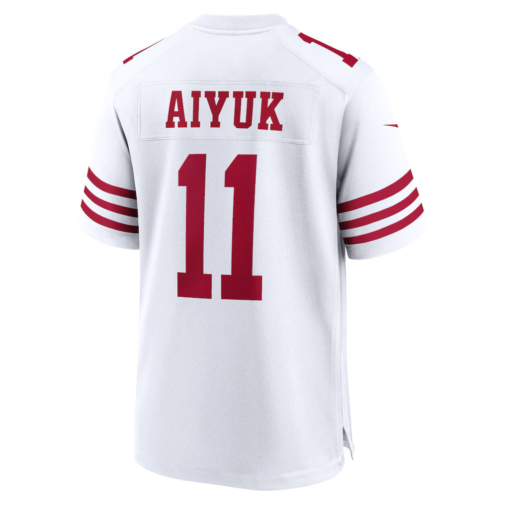 tocy SF.49ers #11 Brandon Aiyuk White Game Stitched Jerseys