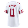 tocy SF.49ers #11 Brandon Aiyuk White Game Stitched Jerseys