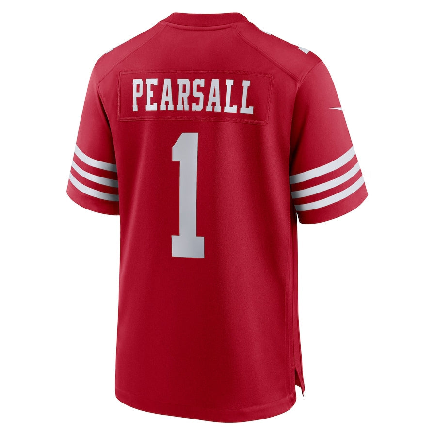 tocy SF.49ers #1 Ricky Pearsall 2024 Draft First Round Pick Player Game Stitched Jerseys
