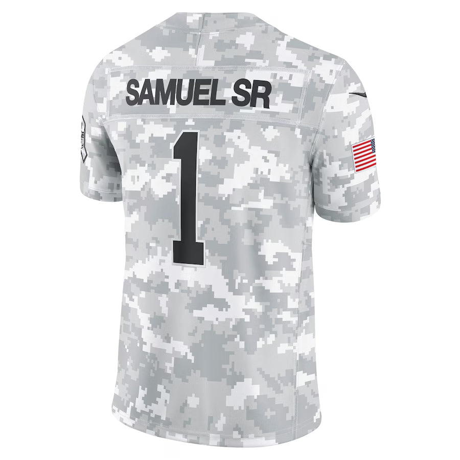 tocy SF.49ers #1 Ricky Pearsall Player Arctic Camo Salute to Service Limited Stitched Jerseys
