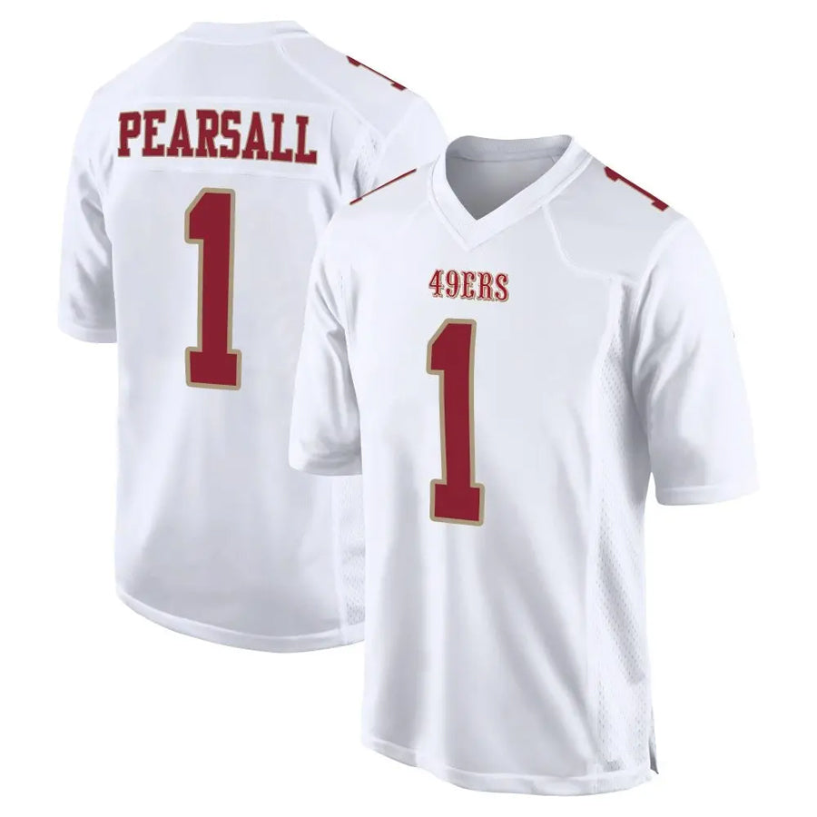tocy SF.49ers #1 Ricky Pearsall Player White Fashion Game Stitched Jerseys