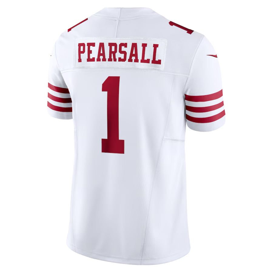 tocy SF.49ers #1 Ricky Pearsall Player White Vapor F.U.S.E. Limited Stitched Jerseys