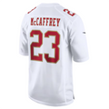 tocy SF.49ers #23 Christian McCaffrey Tundra White Fashion Game American Stitched Jersey