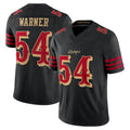 tocy SF.49ers #54 Fred Warner Player Rivalries Collection Vapor Limited Black Stitched Jerseys