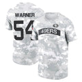 tocy SF.49ers #54 Fred Warner Player Salute to Service Hoodies & T-Shirts Stitched Jerseys