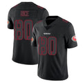 tocy SF.49ers #80 Jerry Rice Player Black Limited Rush Impact Stitched Jerseys