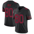 tocy SF.49ers #80 Jerry Rice Player Black Vapor Untouchable Limited Throwback Stitched Jerseys