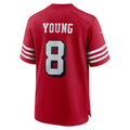 tocy SF.49ers #8 Steve Young Scarlet Retired Player Alternate Game Stitched Jerseys