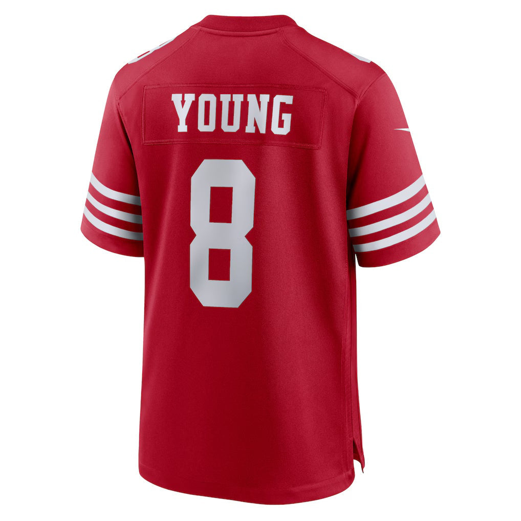 tocy SF.49ers #8 Steve Young Scarlet Retired Player Game Stitched Jerseys