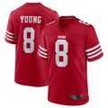 tocy SF.49ers #8 Steve Young Scarlet Retired Player Game American Stitched Jersey