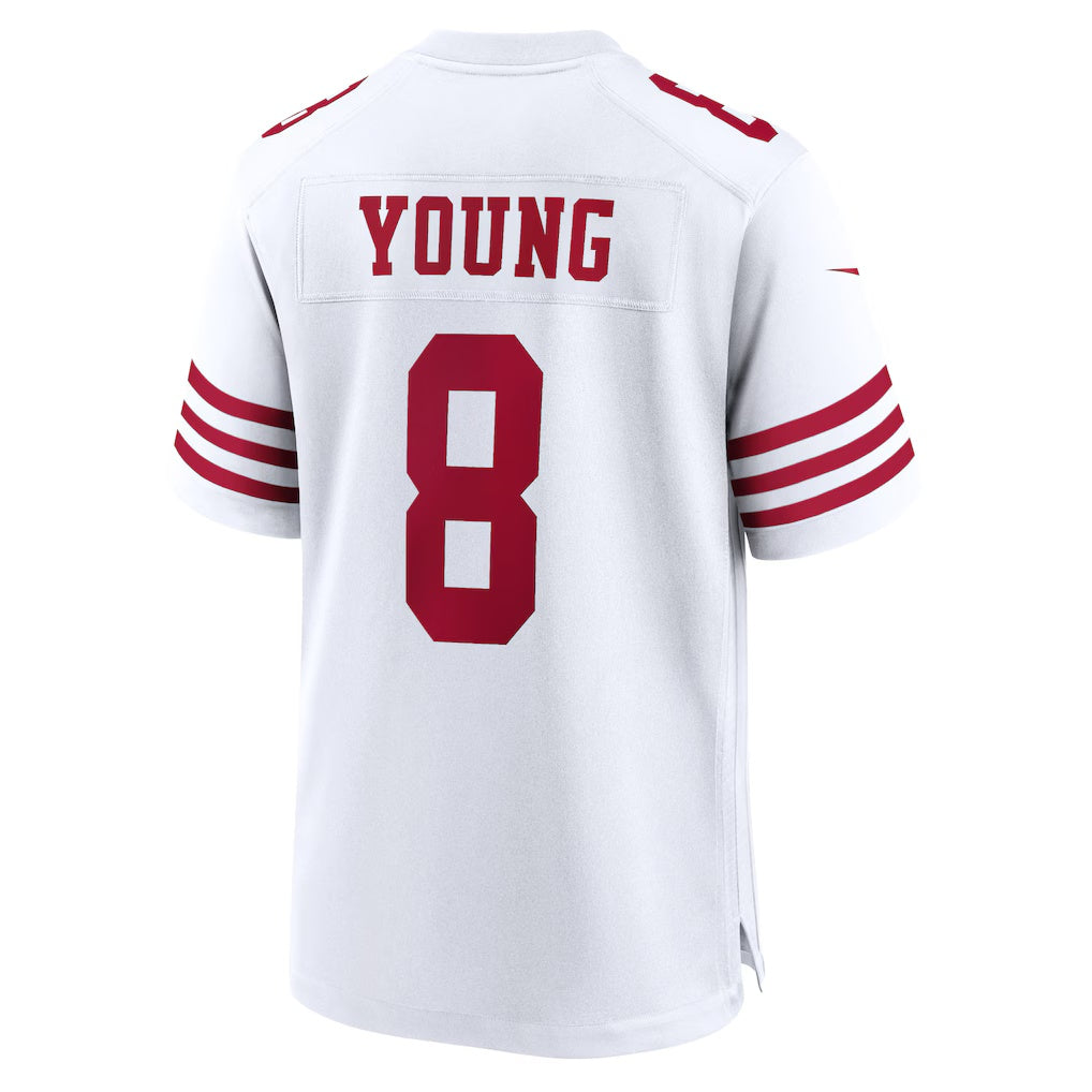 tocy SF.49ers #8 Steve Young White Retired Player Game Stitched Jerseys