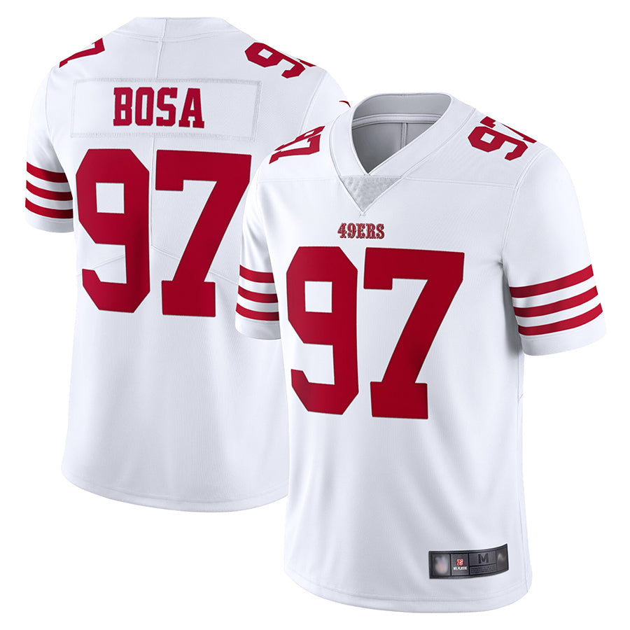 tocy SF.49ers #97 Nick Bosa Player White Vapor Limited Stitched Jerseys