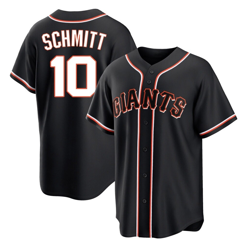 tocy SF.Giants #10 Casey Schmitt Player Black Fashion Out Home Limited Stitched Jerseys