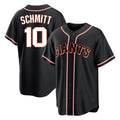 tocy SF.Giants #10 Casey Schmitt Player Black Fashion Out Home Limited Stitched Jerseys