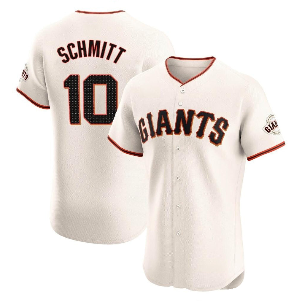 tocy SF.Giants #10 Casey Schmitt Player Cream Home Limited Elite Stitched Jerseys