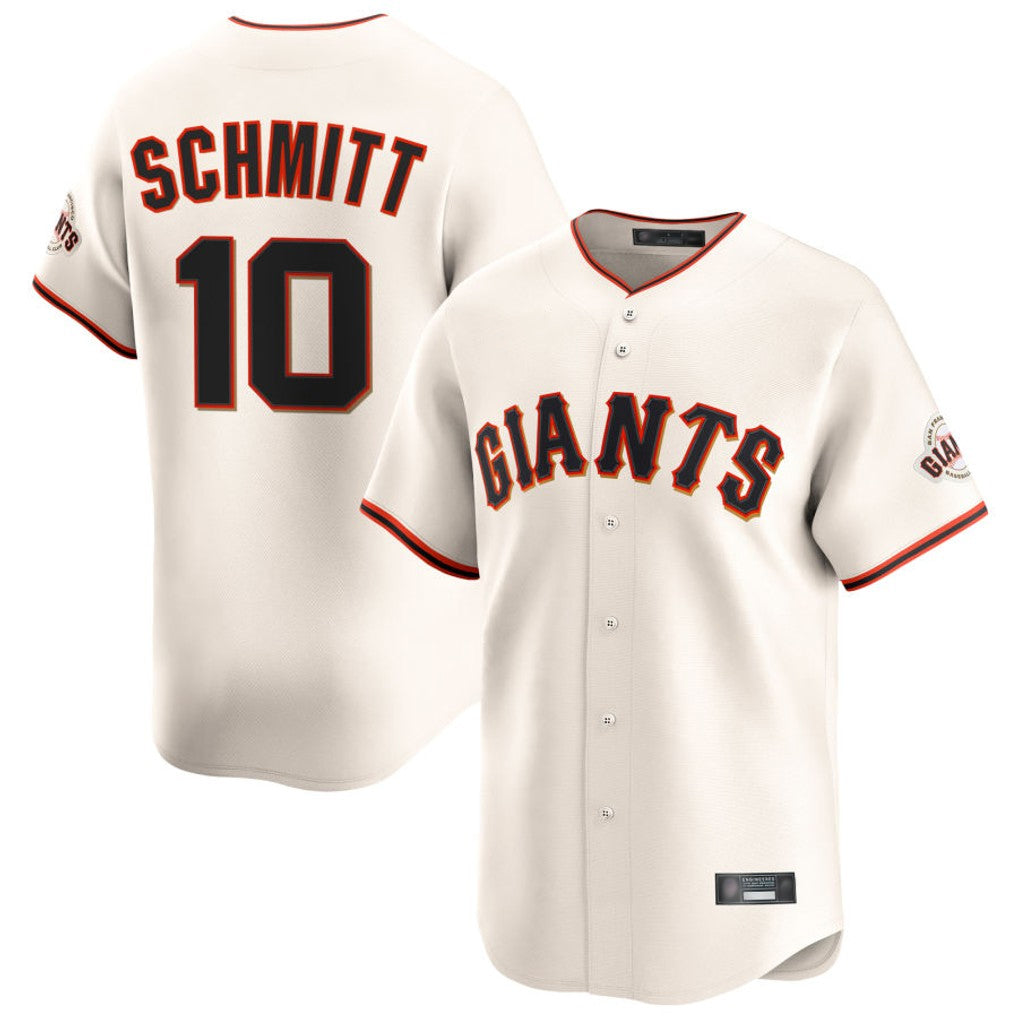 tocy SF.Giants #10 Casey Schmitt Player Cream Home Limited Stitched Jerseys
