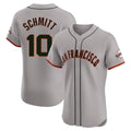 tocy SF.Giants #10 Casey Schmitt Player Gray Home Limited Elite Stitched Jerseys