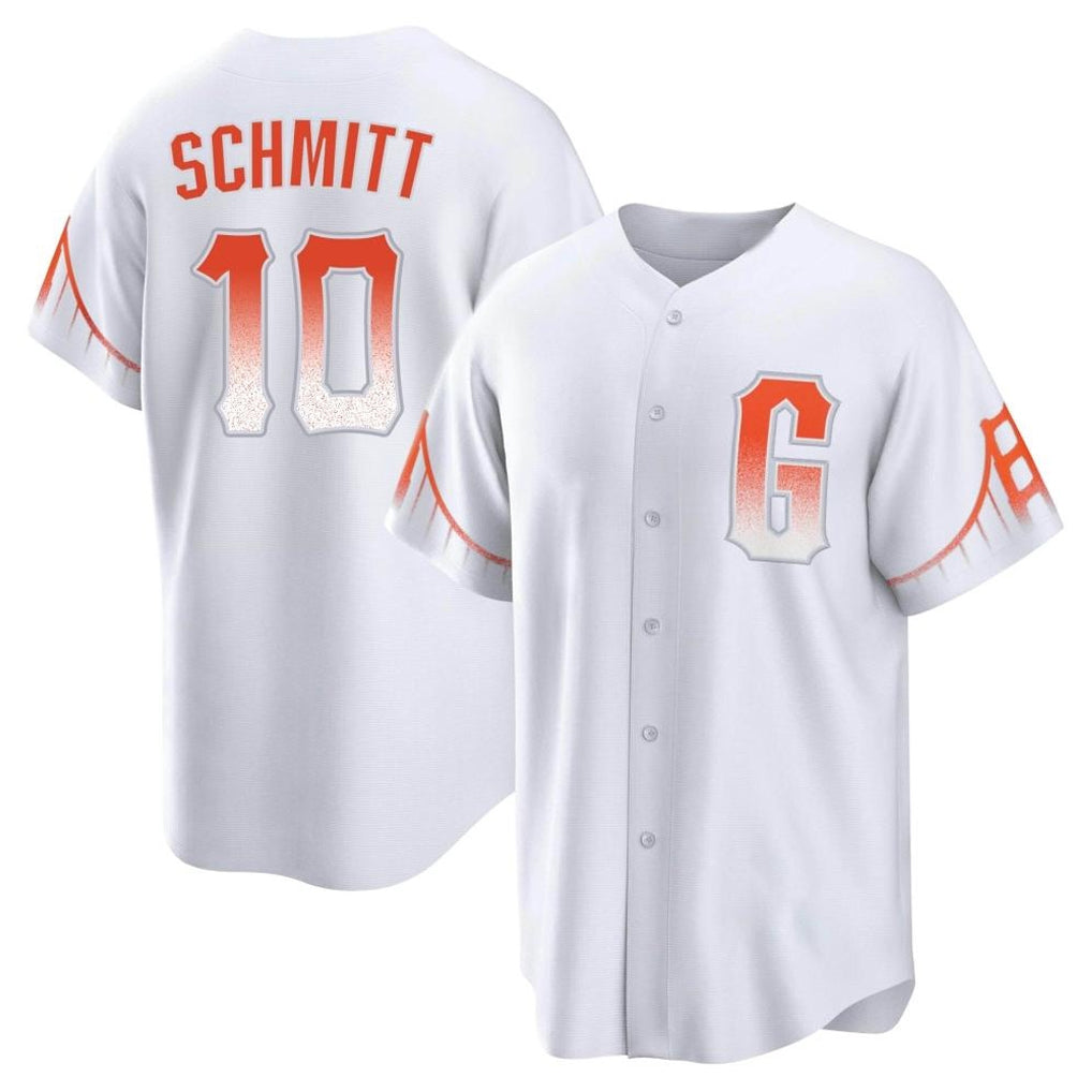 tocy SF.Giants #10 Casey Schmitt Player White City Connect Home Game Stitched Jerseys