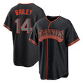 tocy SF.Giants #14 Patrick Bailey Player Black Alternate Limited Stitched Jerseys