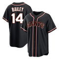tocy SF.Giants #14 Patrick Bailey Player Black Fashion Out Home Limited Stitched Jerseys
